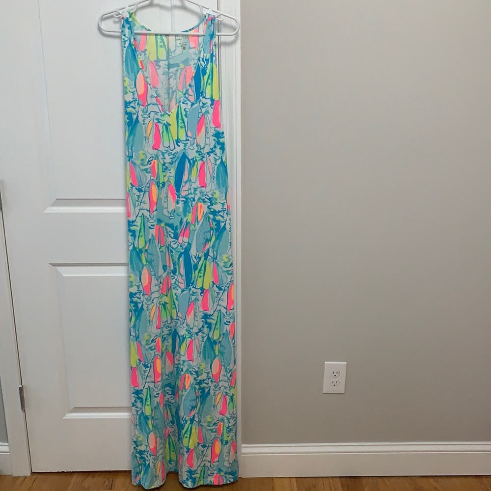 Lilly Pulitzer You Gotta Regatta Maxi Dress
